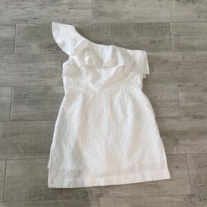 Lilly Pulitzer White Pineapple print romper dress Size 14